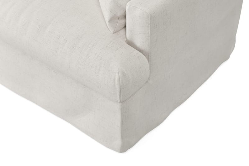 Menard Soffgrupp 4-sits Vänstervänd L-formad Schäslongsoffa + Fåtölj i Tyg - Beige - Möbler - Vardagsrum - Soffgrupper