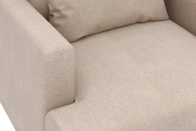 Menard Stor Fåtölj Tyg - Beige - Möbler - Vardagsrum - Fåtöljer