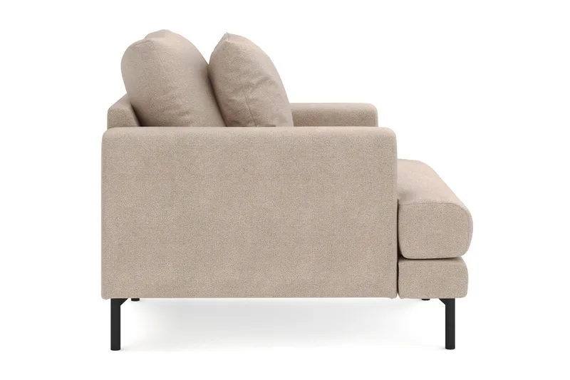Menard Stor Fåtölj Tyg - Beige - Möbler - Vardagsrum - Fåtöljer