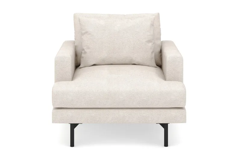 Menard Stor Fåtölj Tyg - Beige - Möbler - Vardagsrum - Fåtöljer