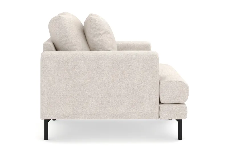 Menard Stor Fåtölj Tyg - Beige - Möbler - Vardagsrum - Fåtöljer