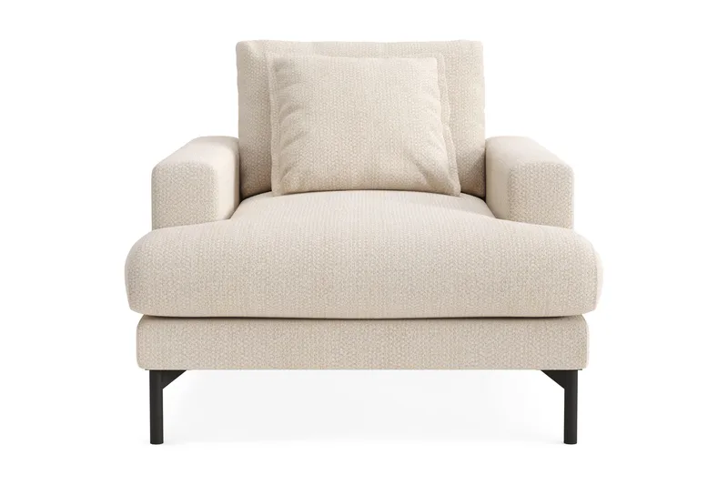 Menard Premium Fåtölj i Chenille - Ljusbeige - Möbler - Vardagsrum - Fåtöljer