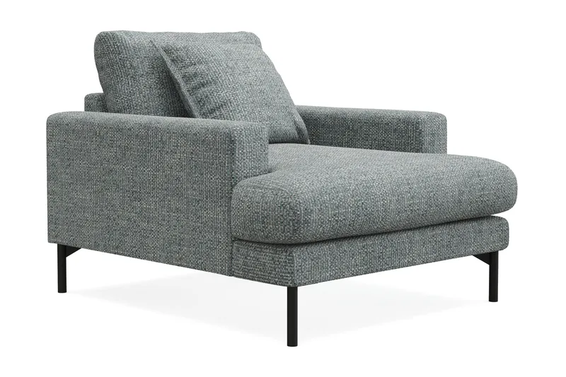 Menard Premium Fåtölj i Chenille - Grå/Blå - Möbler - Vardagsrum - Fåtöljer