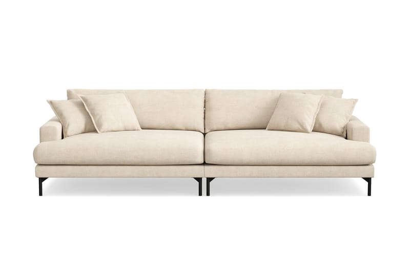 Menard Premium 5-sits Djup Soffa i Chenille - Beige - Möbler - Vardagsrum - Soffor