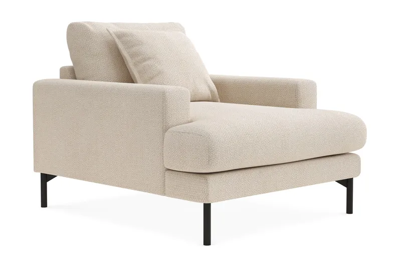 Menard Premium Fåtölj i Chenille - Ljusbeige - Möbler - Vardagsrum - Fåtöljer