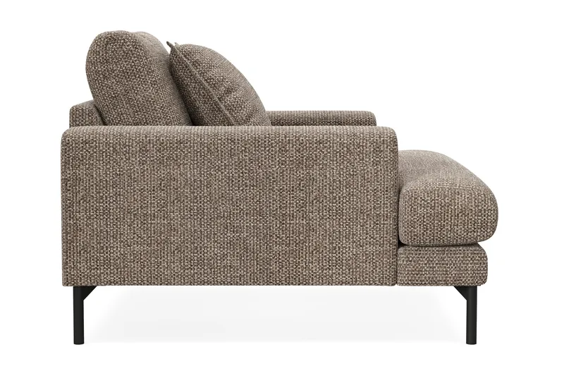 Menard Premium Fåtölj i Chenille - Brun - Möbler - Vardagsrum - Fåtöljer