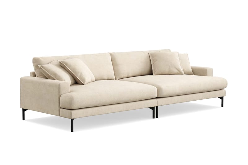 Menard Premium 5-sits Djup Soffa i Chenille - Beige - Möbler - Vardagsrum - Soffor