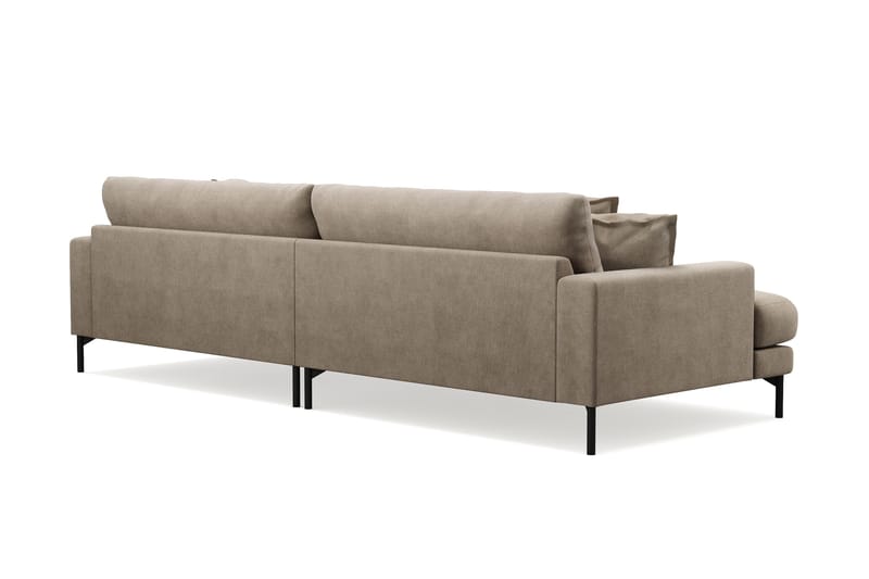 Menard Premium 5-sits Djup Soffa i Tyg - Brun - Möbler - Vardagsrum - Soffor