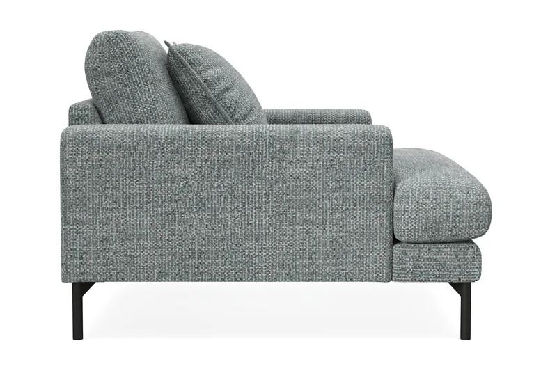 Menard Premium Fåtölj i Chenille - Grå/Blå - Möbler - Vardagsrum - Fåtöljer