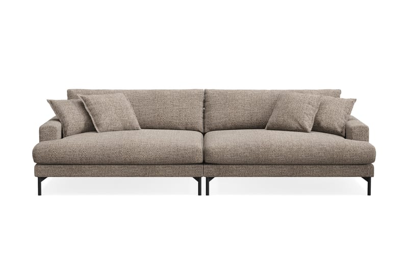 Menard Premium 5-sits Djup Soffa i Chenille - Brun - Möbler - Vardagsrum - Soffor