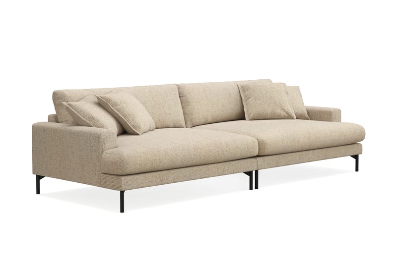Menard Premium 5-sits Djup Soffa i Chenille - Beige - Möbler - Vardagsrum - Soffor