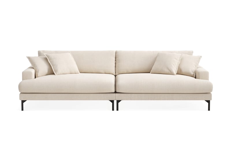 Menard Premium 5-sits Djup Soffa i Chenille - Ljusbeige - Möbler - Vardagsrum - Soffor