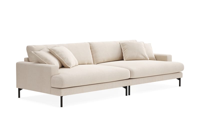 Menard Premium 5-sits Djup Soffa i Chenille - Ljusbeige - Möbler - Vardagsrum - Soffor