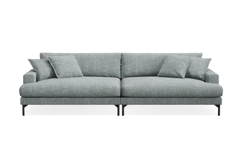 Menard Premium 5-sits Djup Soffa i Chenille - Grå/Blå - Möbler - Vardagsrum - Soffor