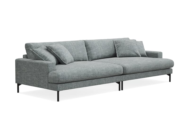 Menard Premium 5-sits Djup Soffa i Chenille - Grå/Blå - Möbler - Vardagsrum - Soffor