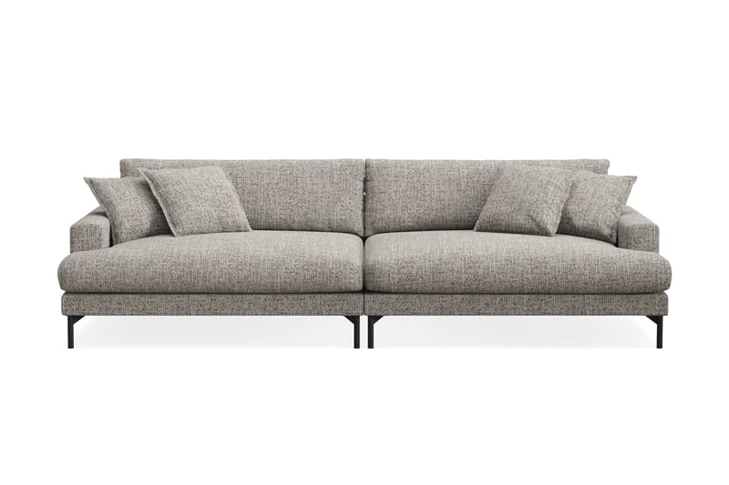Menard Premium 5-sits Djup Soffa i Chenille - Grå - Möbler - Vardagsrum - Soffor