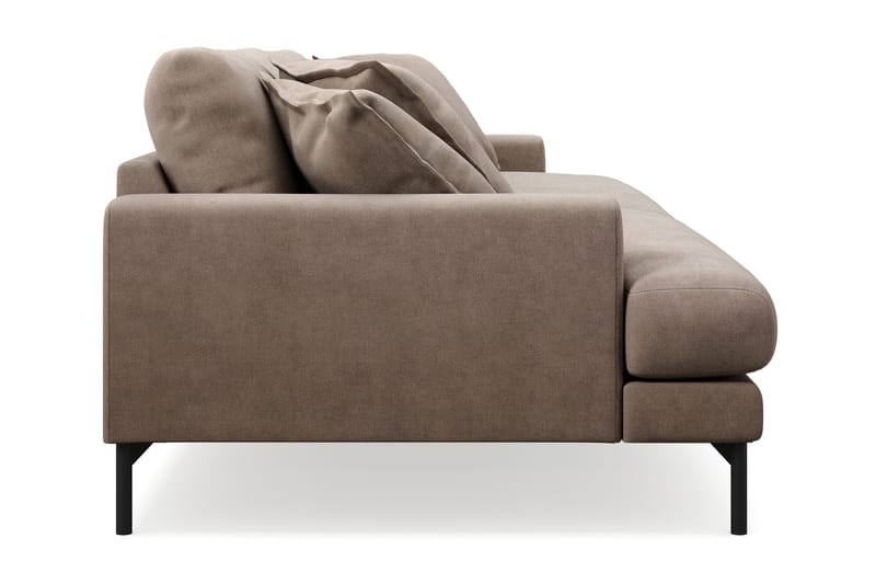 Menard Premium 5-sits Djup Soffa i Tyg - Brun - Möbler - Vardagsrum - Soffor