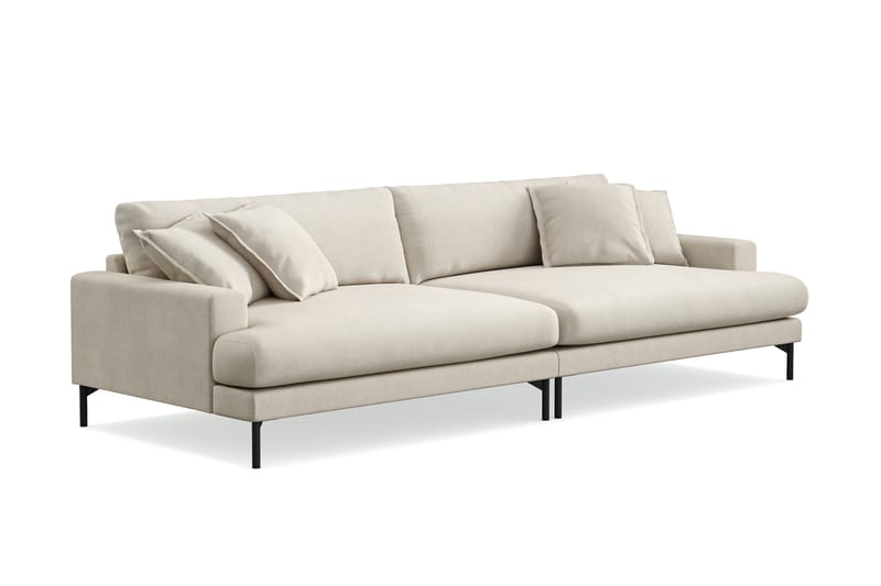 Menard Premium 5-sits Djup Soffa i Tyg - Beige - Möbler - Vardagsrum - Soffor