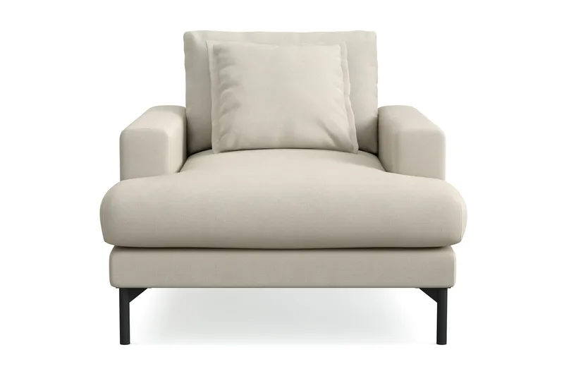 Menard Premium Fåtölj i Tyg - Beige - Möbler - Vardagsrum - Fåtöljer