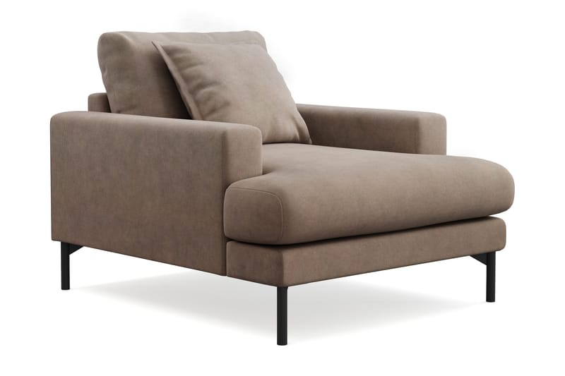 Menard Premium Fåtölj i Tyg - Brun - Möbler - Vardagsrum - Fåtöljer