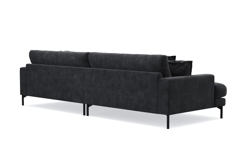 Menard Premium 5-sits Djup Soffa i Chenille - Svartt - Möbler - Vardagsrum - Soffor