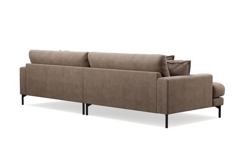 Menard Premium 5-sits Djup Soffa i Tyg - Brun - Möbler - Vardagsrum - Soffor