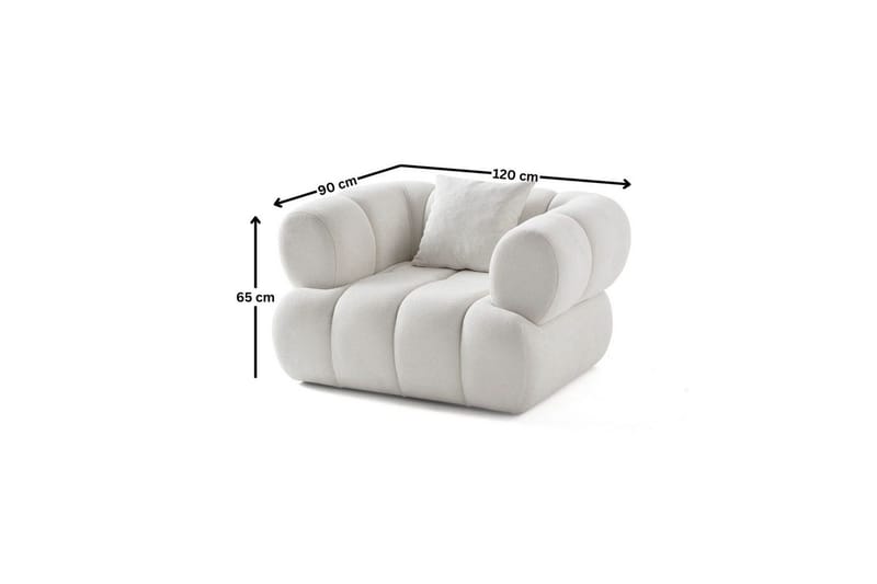 Mississauga Fåtölj - Vit - Möbler - Vardagsrum - Fåtöljer