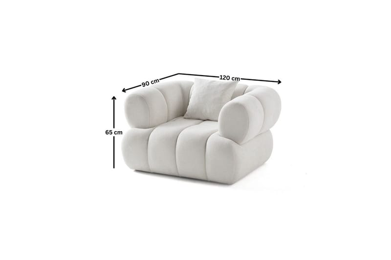 Mississauga Fåtölj - Vit - Möbler - Vardagsrum - Fåtöljer