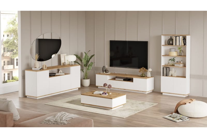 Anari Möbelset För Vardagsrum - Vit - Möbler - Vardagsrum - Möbelset för vardagsrum