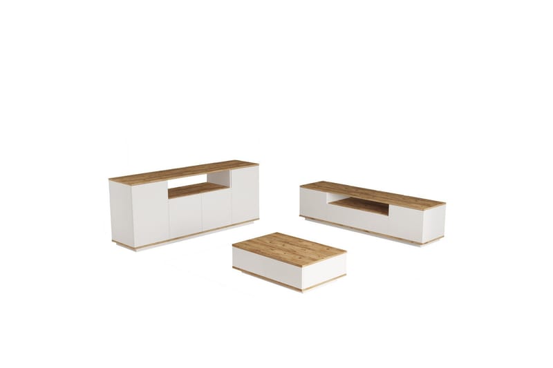 Anari Möbelset För Vardagsrum - Vit - Möbler - Vardagsrum - Möbelset för vardagsrum