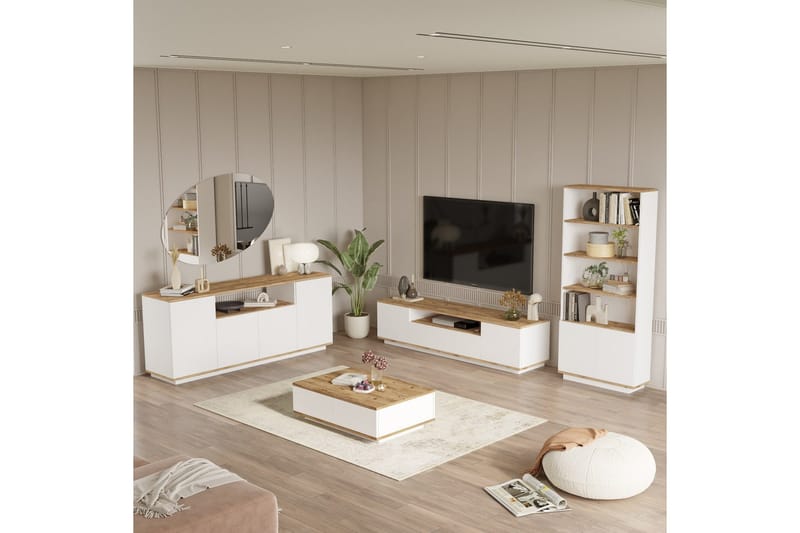 Anari Möbelset För Vardagsrum - Vit - Möbler - Vardagsrum - Möbelset för vardagsrum