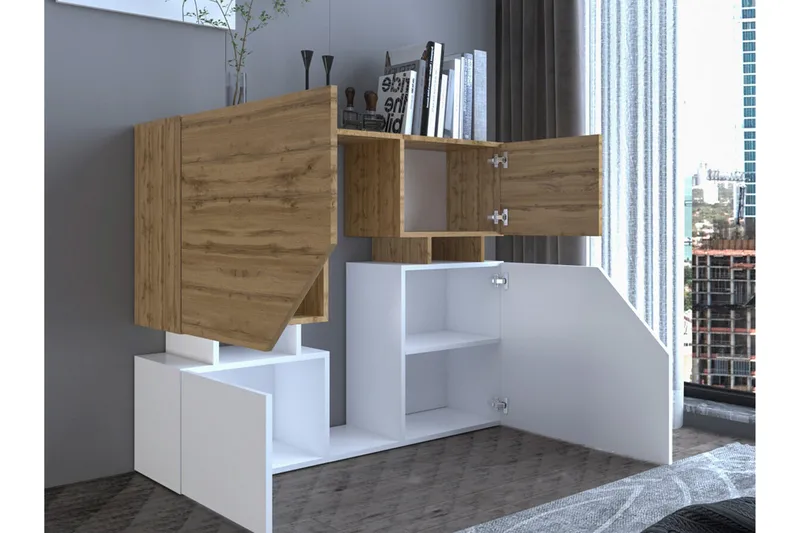 Carbost Möbelset För Vardagsrum Anthracite - Möbler - Vardagsrum - Möbelset för vardagsrum