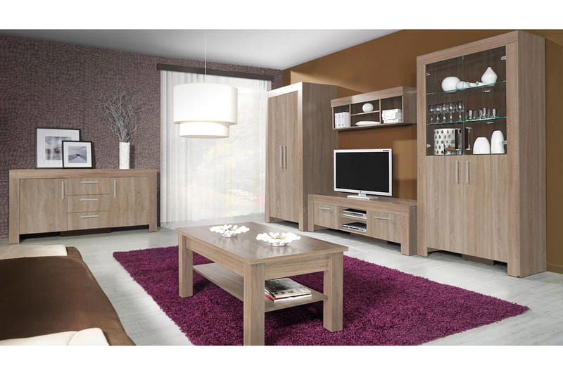 Cezar Vardagsrumsset - Beige/Brun - Möbler - Vardagsrum - Möbelset för vardagsrum
