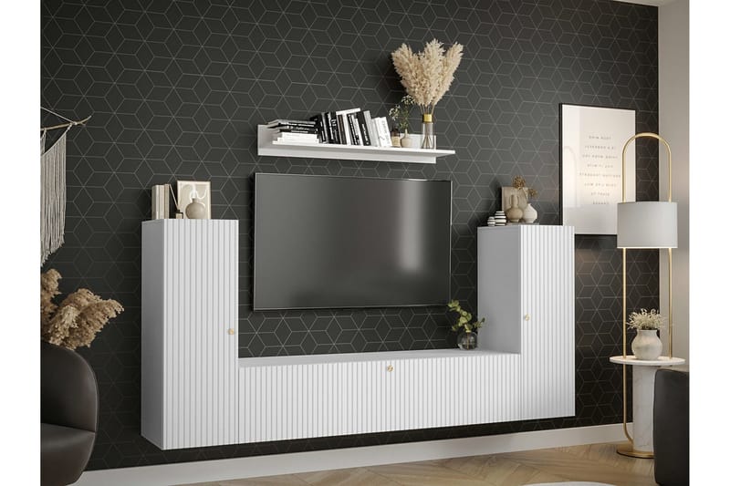 Dunvegan Möbelset För Vardagsrum White - Möbler - Vardagsrum - Möbelset för vardagsrum