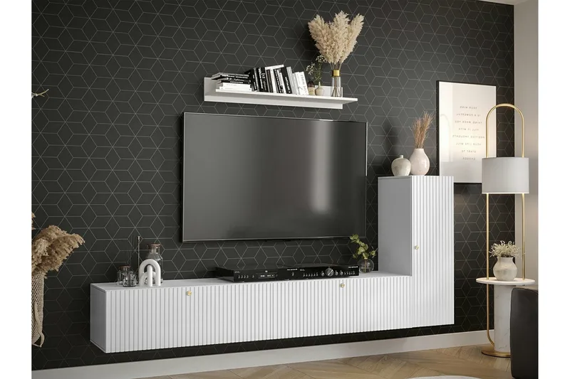 Dunvegan Möbelset För Vardagsrum White - Möbler - Vardagsrum - Möbelset för vardagsrum