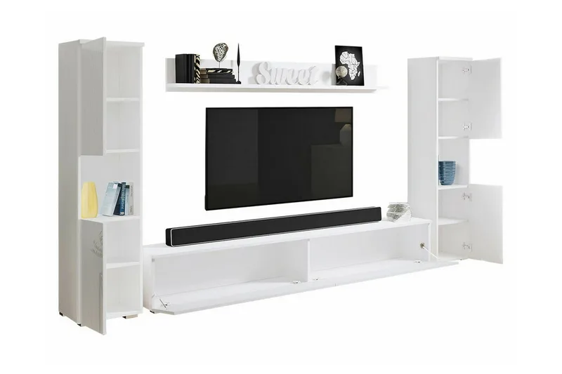 Galbally Möbelset För Vardagsrum Brown - Möbler - Vardagsrum - Möbelset för vardagsrum