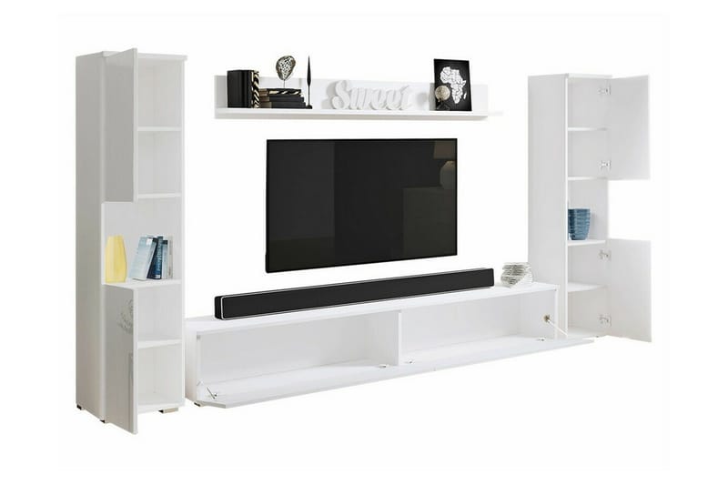 Galbally Möbelset För Vardagsrum Brown - Möbler - Vardagsrum - Möbelset för vardagsrum