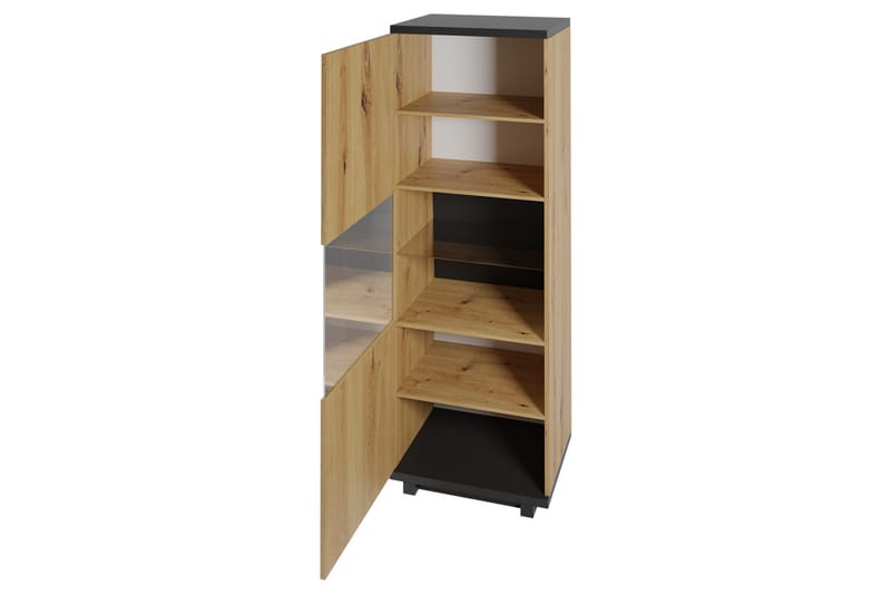 Ingram Vardagsrumsset - Ek/Svart - Möbler - Vardagsrum - Möbelset för vardagsrum