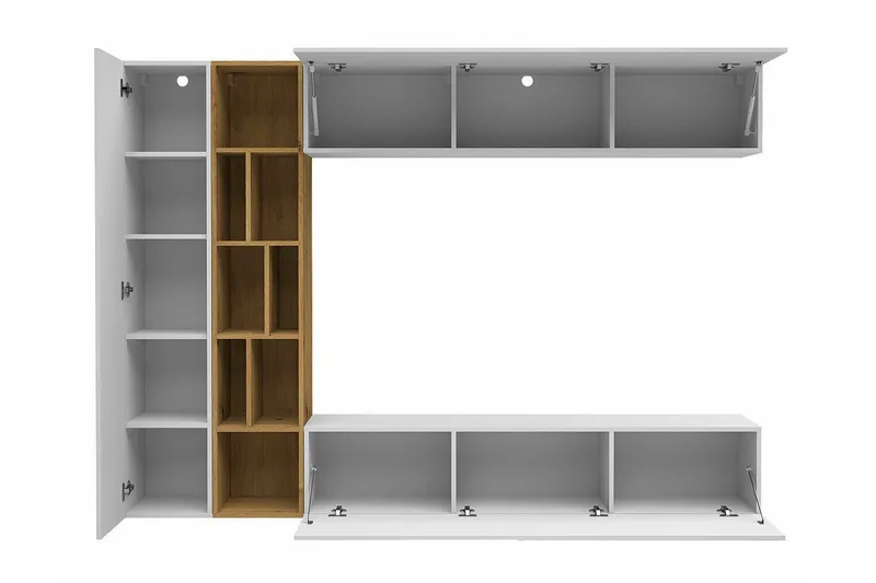 Kintore Möbelset För Vardagsrum - Vit - Möbler - Vardagsrum - Möbelset för vardagsrum