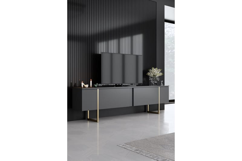 Luxe Möbelset För Vardagsrum - Antracit - Möbler - Vardagsrum - Möbelset för vardagsrum