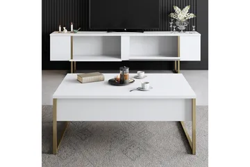 Luxe Möbelset För Vardagsrum - Vit - Möbler - Vardagsrum - Möbelset för vardagsrum