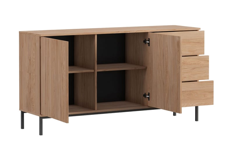 Querty Vardagsrumsset LED-belysning 4 Delar Vit LED - Vit - Möbler - Vardagsrum - Möbelset för vardagsrum