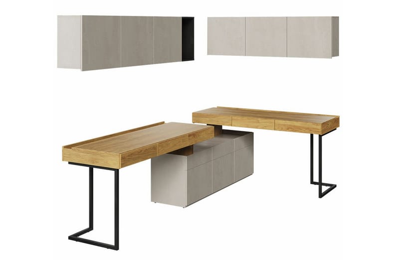 Rathmore Möbelset För Vardagsrum - Svart - Möbler - Vardagsrum - Möbelset för vardagsrum