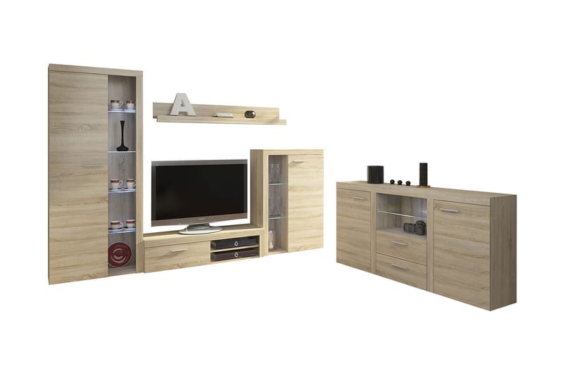 Rumba Vardagsrumsset - Beige/Grå - Möbler - Vardagsrum - M�öbelset för vardagsrum