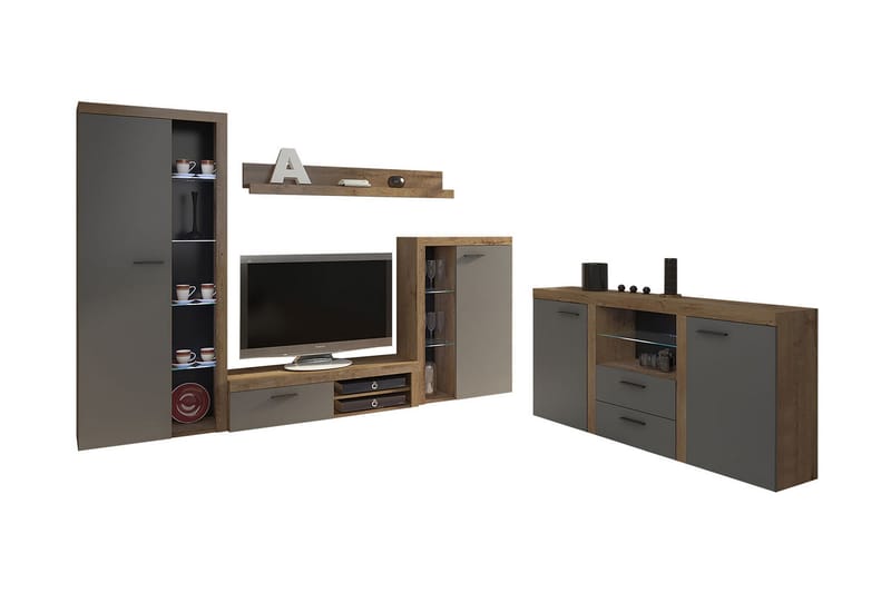 Rumba Vardagsrumsset - Beige/Grå - Möbler - Vardagsrum - M�öbelset för vardagsrum