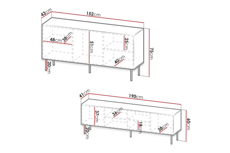 Strontian Möbelset För Vardagsrum Scandinavian Choice Black - Möbler - Vardagsrum - Möbelset för vardagsrum