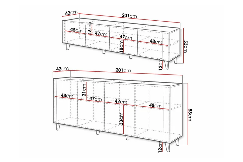 Strontian Möbelset För Vardagsrum Scandinavian Choice Black - Möbler - Vardagsrum - Möbelset för vardagsrum