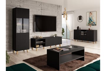 Strontian Möbelset För Vardagsrum Scandinavian Choice Black - Möbler - Vardagsrum - Möbelset för vardagsrum