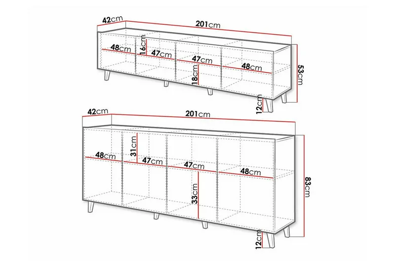 Strontian Möbelset För Vardagsrum Scandinavian Choice Black - Möbler - Vardagsrum - Möbelset för vardagsrum