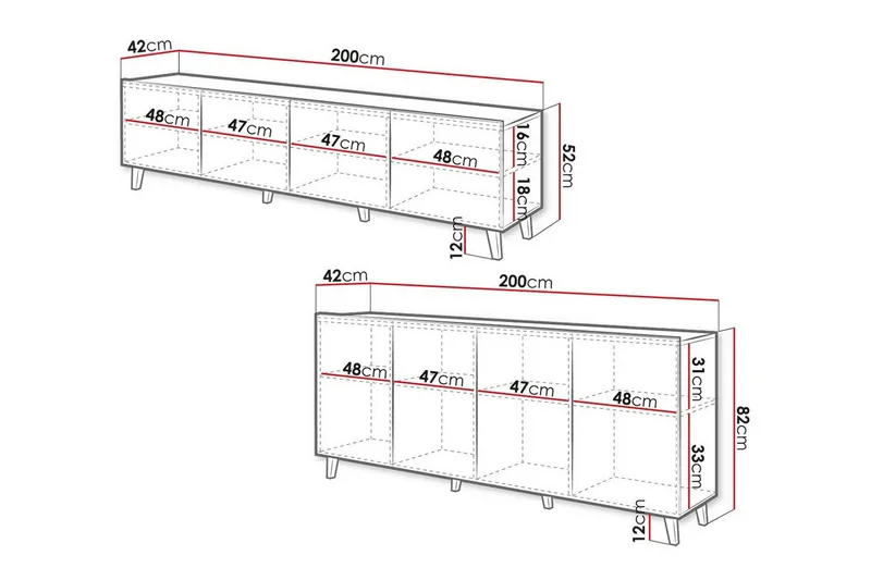 Strontian Möbelset För Vardagsrum Scandinavian Choice White - Möbler - Vardagsrum - Möbelset för vardagsrum